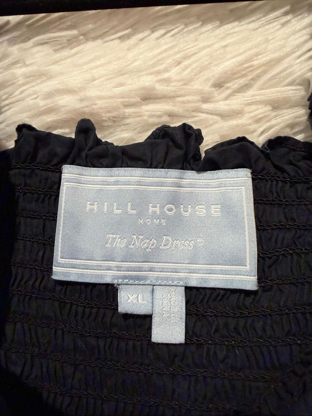 Hill House Home Ellie Nap Cotton Midi Dress in Black XL - Picture 7 of 7